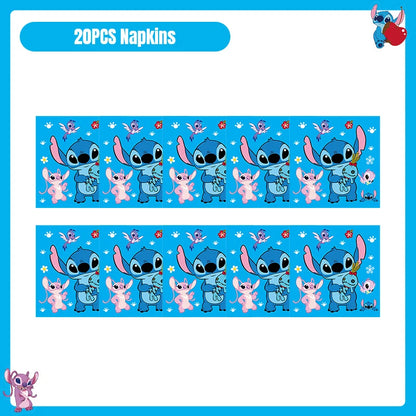 Disney Lilo und Stitch Geburtstag Party Dekoration Geschirr Tasse Teller Tischdecke Luftballons Thema Party liefert Banner Hintergrund