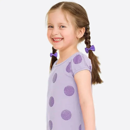 120PCS Hair Accessories Set For Girls Colorful Bowknot Hair Band Children Ponytail Holder Hair Ties Kids Elastic Rubber Bands.