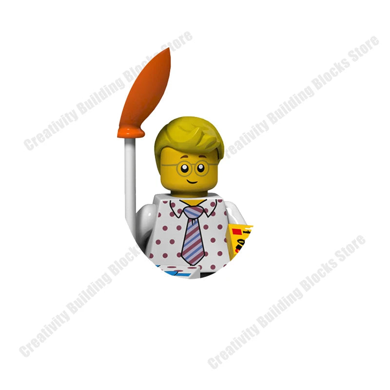 New Hot Series Gray Shark Boy Girls 3D Model DIY Building Bload Toys Classic Movie Children's Toys Gifts