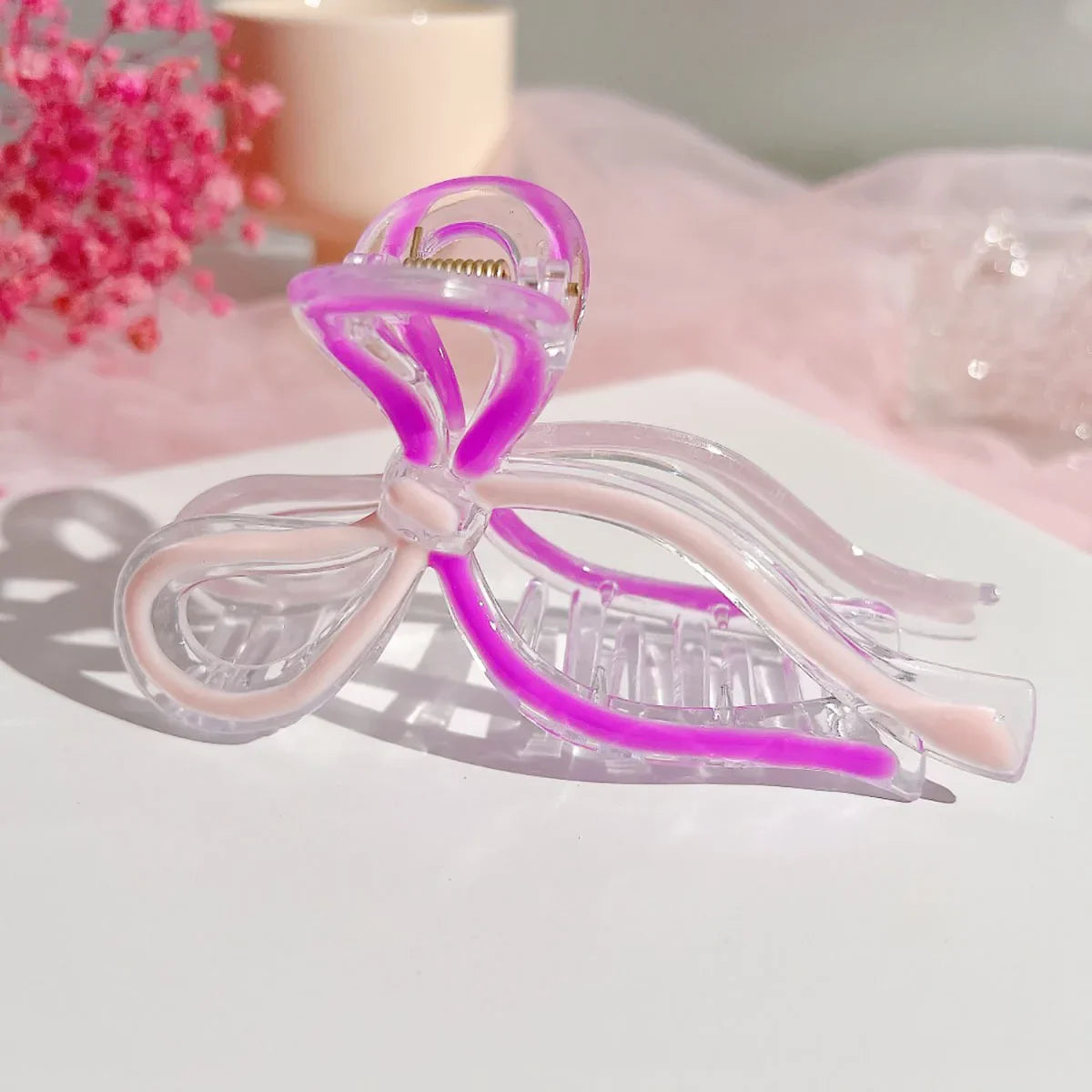 High Elasticity Hair Clip Set Butterfly Knot Egg Flower Combination Hair Grips Volumizing Sweet Fresh Looking Hair Clips.