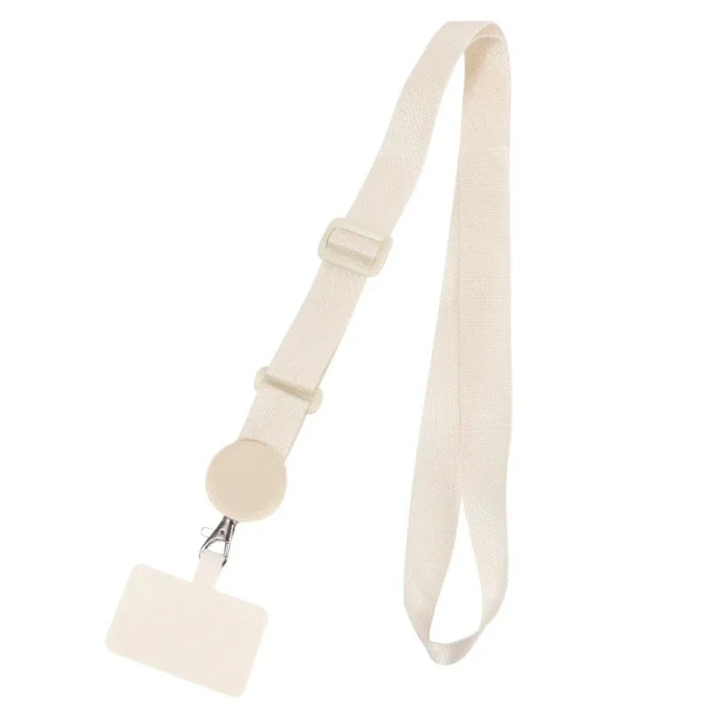 Long Crossbody Phone Lanyard Adjustable Neck Strap Wide Cloth Neckband Strap Rope Hanging Anti-Lost Phone Lanyard.