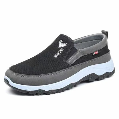 Männer Laufen Wandern Turnschuhe Atmungsaktive Orthopädische Reise Plimsolls Rutschfest Bequem für Outdoor-Aktivitäten Wandern Spazierengehen