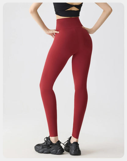 BIVIGAOS Spring Summer Multi Colored Thin Casual Fashion Sharkskin Leggings Women High Waist Tight Sport Cycling Fitness Legging