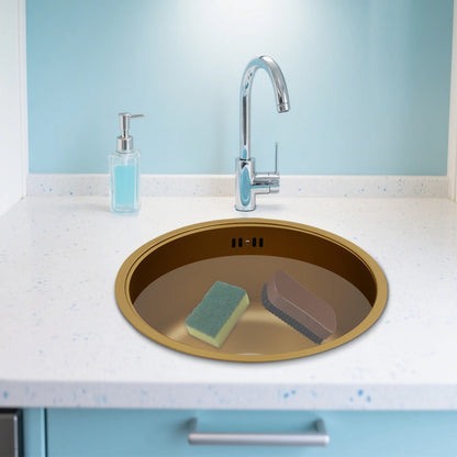 Runde Küchenspüle, Küchenspüle, Einzelschüssel, Spüle, Küchenspüle