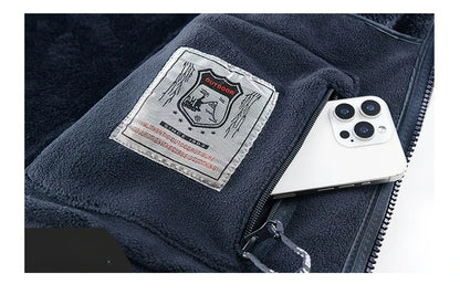 Maxbarley Brand Winter Fleece Jacket Men Casual Thickened Wool Coat Athleisure Design Warm Fashion Hooded Jackets Snow Ski Suit