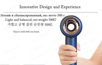 220V 1600W Super Hair Dryer Leafless Hair dryer Personal Hair Care Styling Negative Ion Tool Constant Anion Electric Hair Dryers