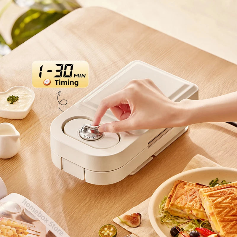 Electric Sandwich Maker Multifunctional Waffle Machine Toaster Baker Breakfast Machine Takoyaki Pancake Donuts Sandwichera 220V.
