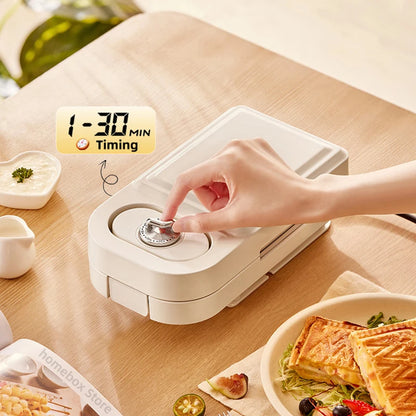 Electric Sandwich Maker Multifunctional Waffle Machine Toaster Baker Breakfast Machine Takoyaki Pancake Donuts Sandwichera 220V.
