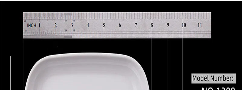 Rectangle Melamine Breakfast Plate Meal Dish Trays Imitation Porcelain Dessret Snack Dishes to Eat Kitchen Tableware 8-10 Inch.