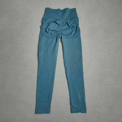 Women Yoga Leggings Hips Lifting Gym Leggings Seamless Sport Pants High Waist Fitness Leggings Bubble Butt Workout Running Pants.