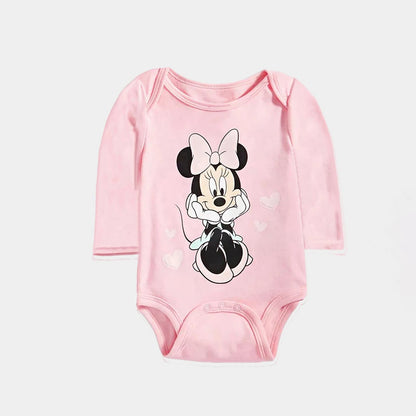 Sommer Baby Body Mickey und Minnie Neugeborenen Baby Kleidung Taste Design Baby einteiliges für 0-24 Monate Baby junge Mädchen Kleidung.