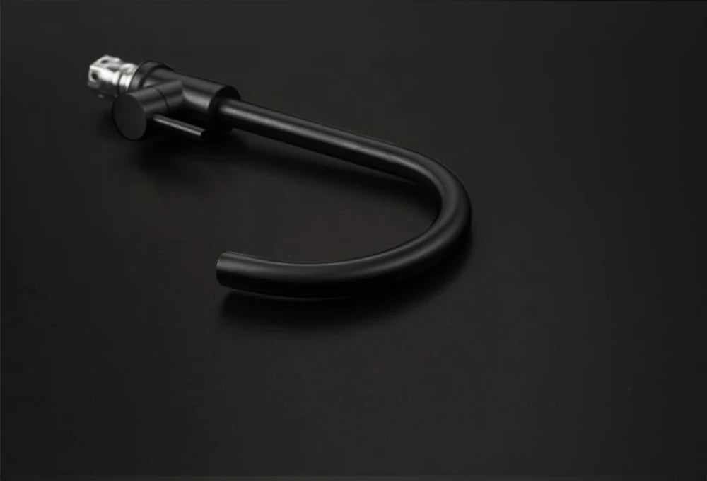 Black Kitchen Faucet Stainless Steel Kitchen Mixer Single Handle Single Hole Kitchen Faucet Brushed Nickle Mixer Sink Tap