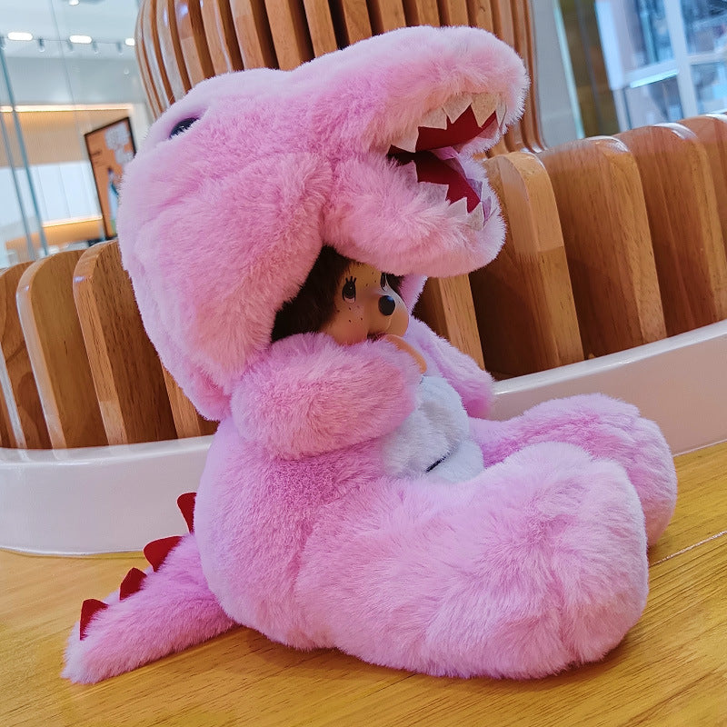 2023 New 20cm Kawaii Cartoon Animation Doll MONCHICHI Children's Birthday Gift Christmas Gift Wedding Supplies Doll