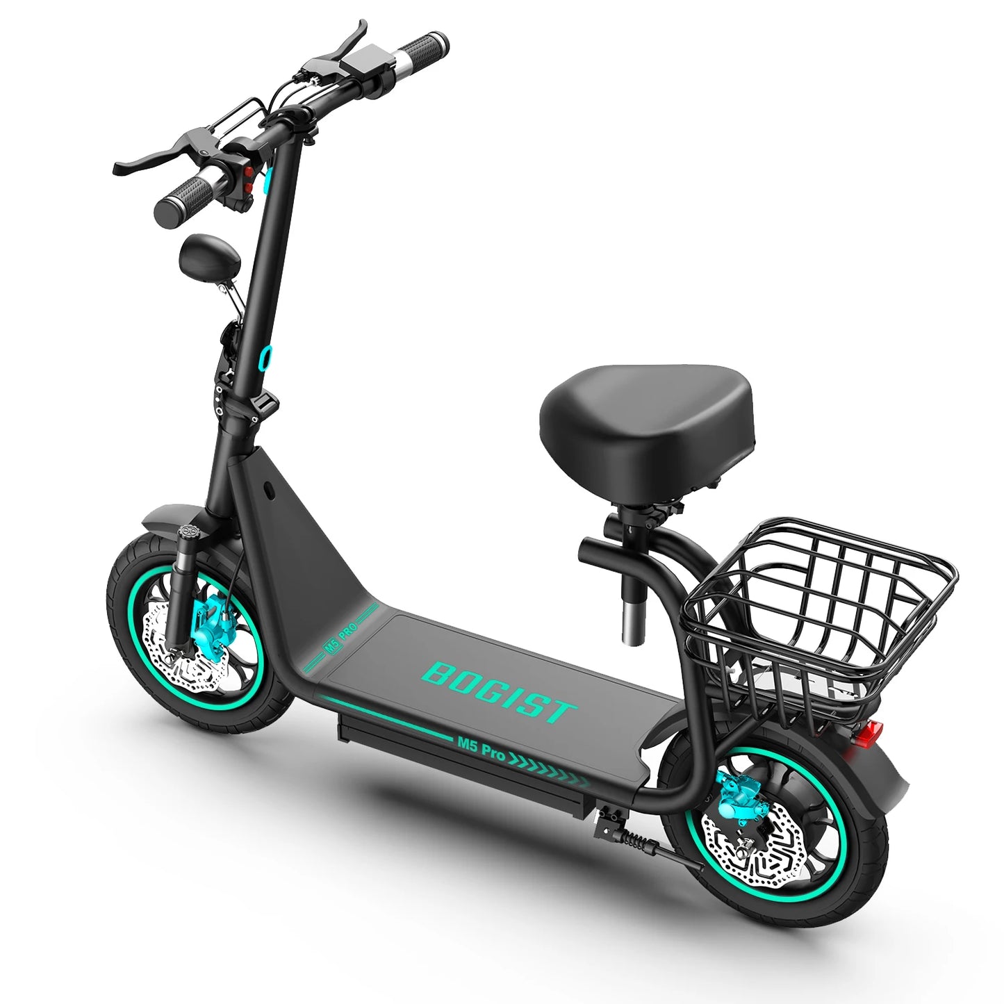 Bogist M5 Pro Adult Electric Scooter City E-Scooter For Men 500W 48V 15AH Battery 12.5 Inch City Tires Escooter E-Scooter.