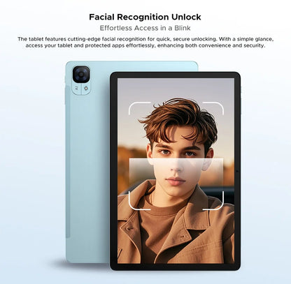 DOOGEE Tab E3 Tablet 11" Screen Android 15 Gemini AI 7.5mm Ultra-thin 32GB (8+24) 256GB Dual Speakers 8800mAh Battery Smart Pad