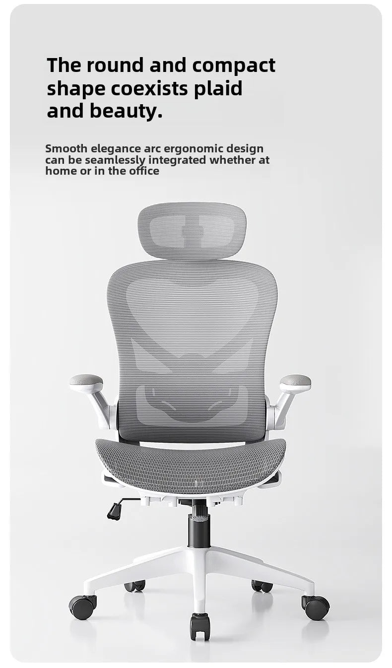 Bequemer Gaming-Stuhl mit weicher Polsterung, Nackenstütze und verstellbarem Lendenkissen für gesunde Sitzhaltung