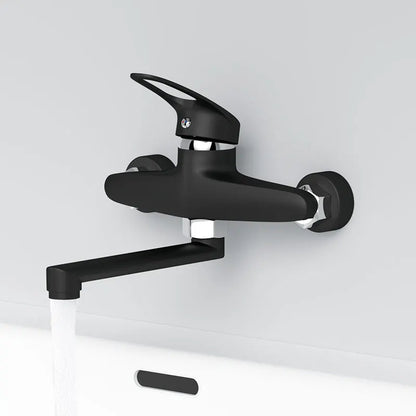 Kitchen Faucet Mixers Wall Mounted Single Handle Mixer Tap Sink Faucet Rotation Hot Cold Water Mixer Mop Pool Tap Basin Faucet