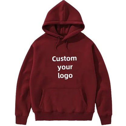 Customized hooded shirt for men and women, featuring photos and logos of your design. High end gifts in EU sizes