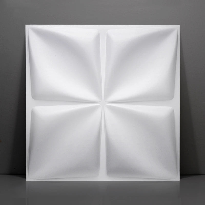 12pcs 30cm Decorative 3D Wall Panel wave Diamond Design Not self-adhesive plastic tiles 3D wall sticker room Bathroom wall paper