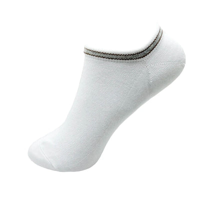 4 Pairs Cotton Women's Boat Socks No Show Socks Set for Lady White Invisible Cotton Socks Pack Pink Black Breathable Summer.