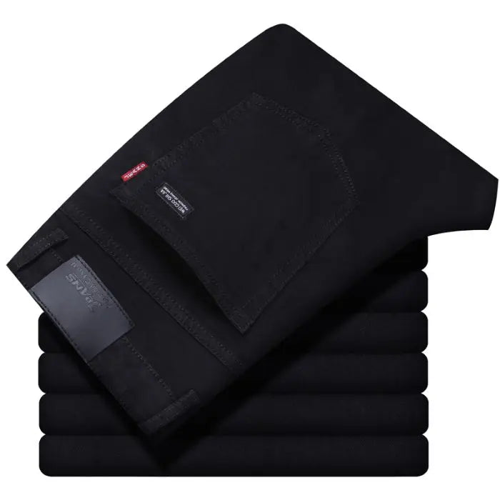 High Quality Mens Jeans Fashion Straight Denim Pants Men Classic Casual Jeans Male Plus Size Denim Trousers Ripped Jeans 28-40