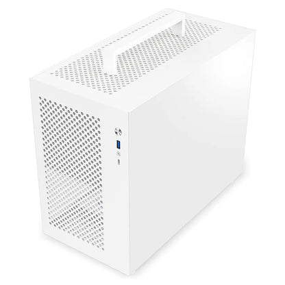METALFISH S9 MATX Computer Case Gaming PC Chassis Support MATX/ITX/ATX PSU/240 Liquid Cooler/360mm GPU.