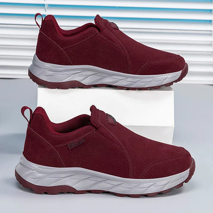 Mens Walking Shoes Leather Anti Slip Wear-resistant Autumn Fashion High-quality Soft Sole Comfortable Casual Flat Sneakers Man.