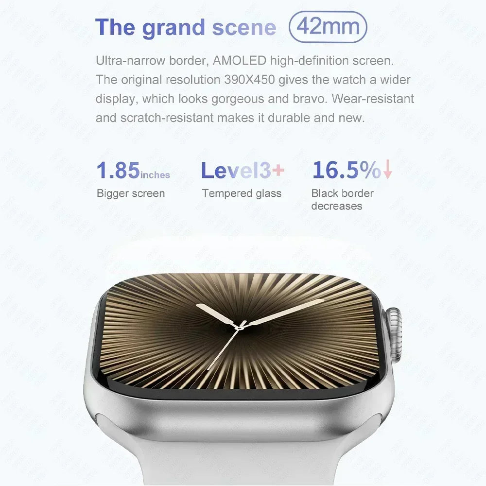 New Watch Series 10 Mini For Apple Watch 10 SmartWatch Men 3D Surround Music Video NFC Bluetooth call smartwatch For Android l0S.