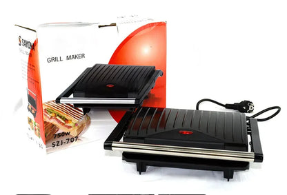 XEOLEO Electric Steak Machine 750W Panini Sandwich Maker Multifunctional Breakfast Maker Mini Barbecue Sausage Steak Gril Machin.