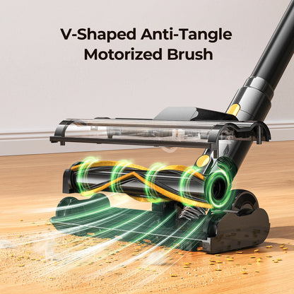 Lubluelu P3 Cordless Vacuum Cleaner 33Kpa Strong Suction 50Min Runtime Self-Standing for Hard Floor Carpet Pet Hair Removal.