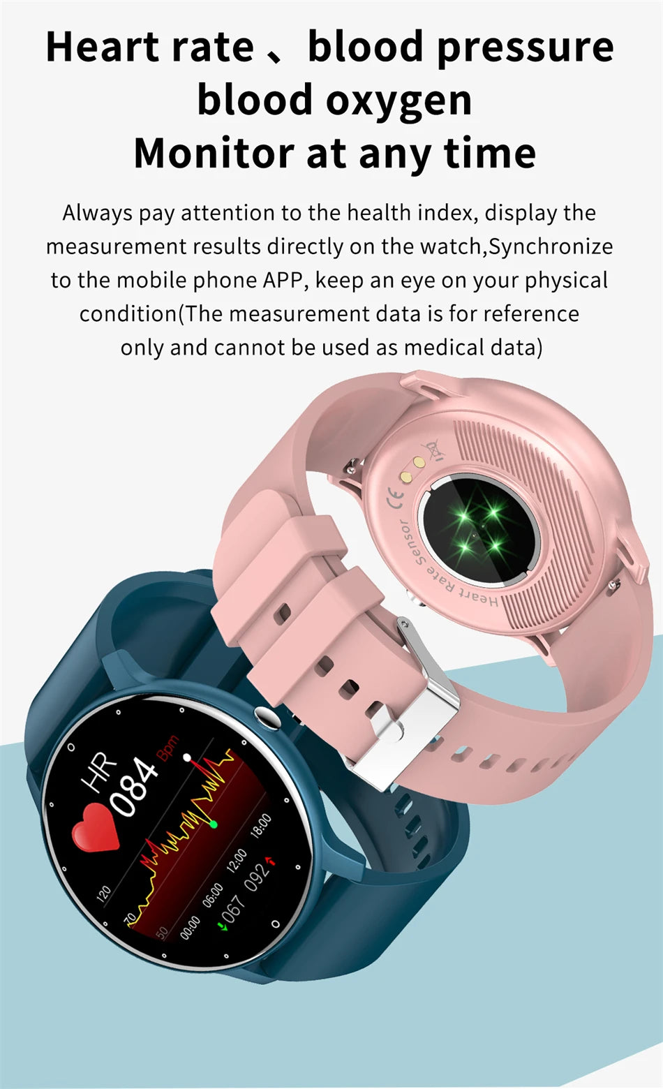 LIGE Smart Watch Women Men Full Touch Screen Bluetooth 5.2 Call Waterproof Watches Sports Fitness Tracker Factory IP67 ZL02 New.