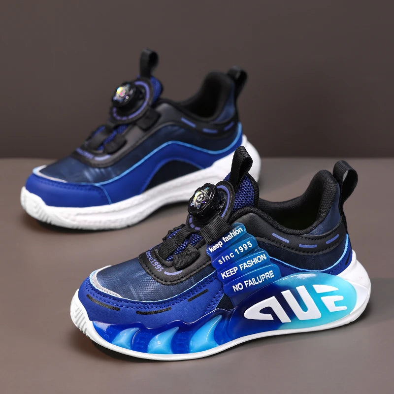 Autumn New Design Children Sneaker Boy Sports Shoes Fashion 4 To 12 Years Kids School Tennis Shoes Boy Casual Sneaker.