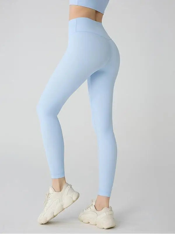 Women's High Waist Butt Lift Yoga Pants - No Camel Toe, Buttery Soft Naked Feeling, Peach Hip, Seamless Gym Running Leggings.
