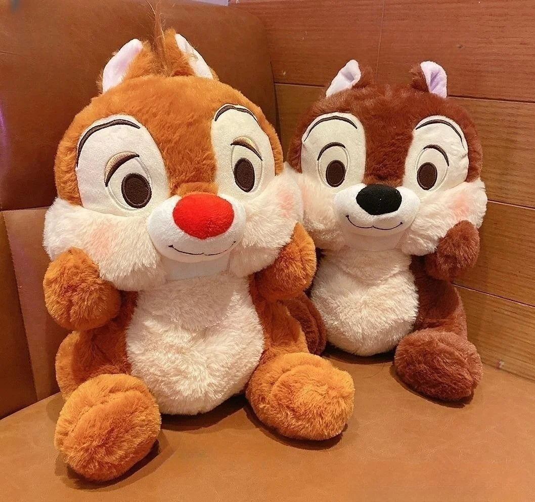 30/60cm Disney Chip And Dale Toy Stuffed Chipmunks Lovely Anime Soft Hug Pillow Sleeping Girl Child Gifts Doll.