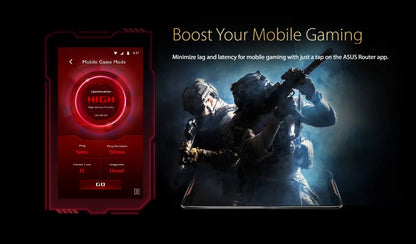 ASUS RT-AX92U AX6100 Tri-Band WiFi 6 802.11AX Gaming Router 6100Mbps MU-MIMO & OFDMA AiMesh Whole Home Mesh WiFi GPN Mobile Game.