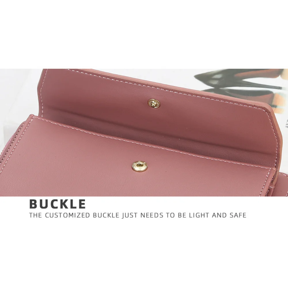 Personalized Name Women's Fashion Multi Functional Wallet Large Capacity Shoulder Bag with Double Zipper Versatile Women's Bag.