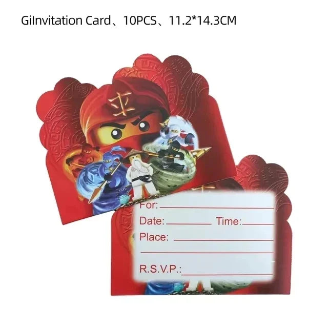 Neue Ninja Geburtstag Dekoration Supplie Ballon Geschirr Cartoon Banner Hintergrund Kuchen Dekoration Party Supplie Baby Dusche geschenk