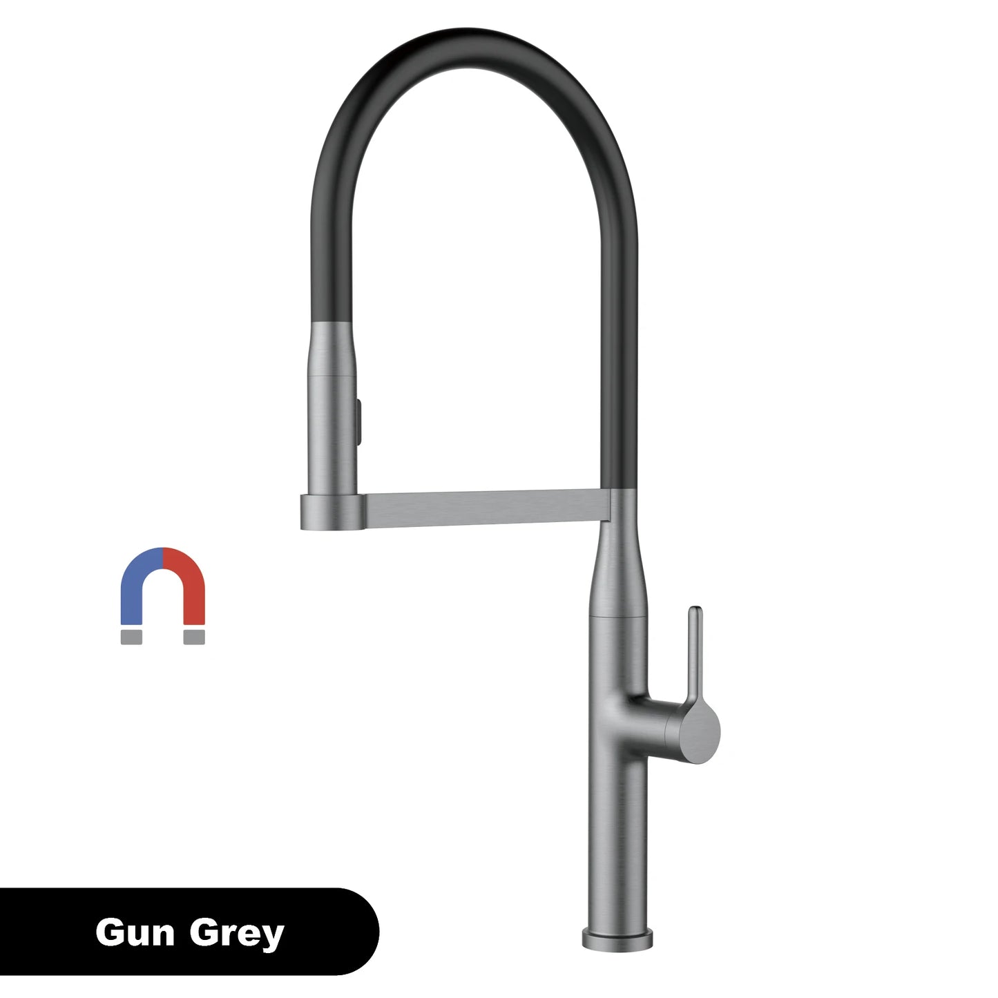 Luxury Brushed Gold Brass Pull Out Kitchen Faucet with Ceramic Cartridge Hot Cold Water Sink Tap Modern High End Sprayer Durable