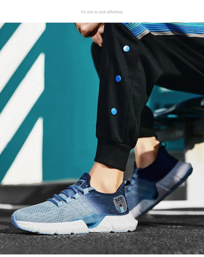 New Fashion Runnning Sport Shoes Men Sneakers Lightweight Breathable Mesh Comfortable Men's Casual Shoes Outdoor Jogging Zapatos