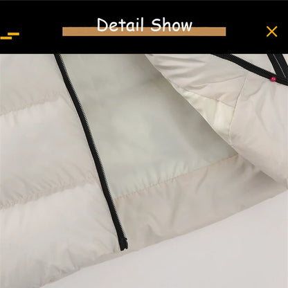 Autumn Winter Men Sleeveless Warm Detachable Hooded Vest Men Outdoor Windproof Casual Fashion Loose Brand Zipper Vest Male Coat.