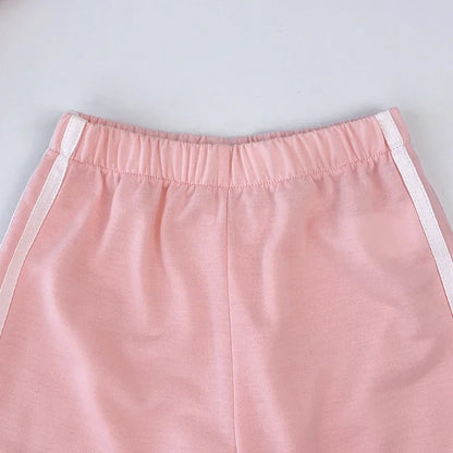 Bear Leader Kids Clothes Girls Autumn Fashion Bow Decoration Pink Sports Top+Pants Two-piece Sets Children's Daily Casual Wear.