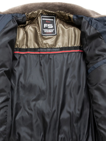 Winter warm jacket, casual business outdoor sports cotton jacket, lapel zipper, real pocket, men's jacket, jacket shirt.