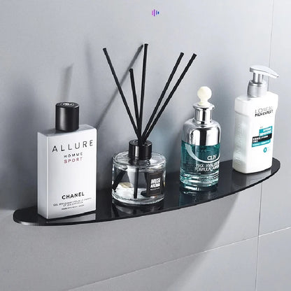 Bathroom Living Room Display Seamless Punch-free Fashion Decoration Color Acrylic Semi-circular Shelf Decoration Rack Storage.