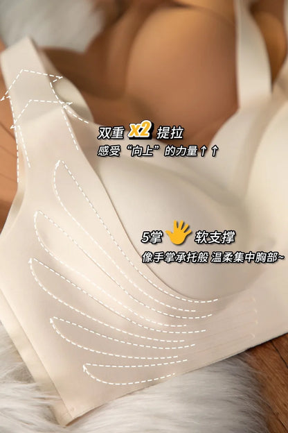 Lifting Goddess Front Buckle Sports Vest Underwear Adjustable Anti-Sagging External Expansion Gathering Beautiful Back Bra.