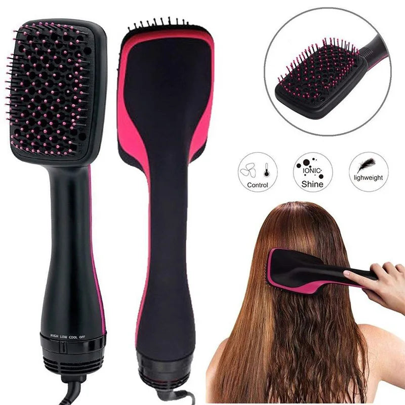 Hot Selling Hair Dryers One-Step Electric Hot Air Brushes Travel Hair Dryers Brush Salons Professional Styling Tools.