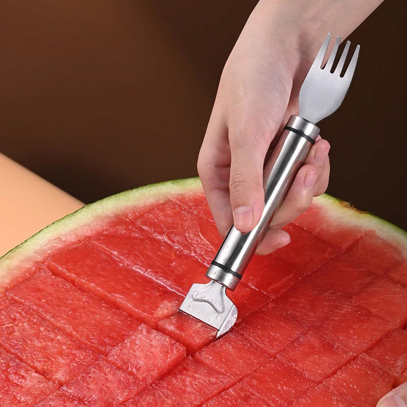 Stainless Steel Windmill Watermelon Cutter Artifact Salad Fruit Slicer Cutter Tool Watermelon Digger Kitchen Accessories Gadgets.