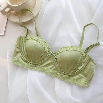 New Soft Soft Underwire Underwear Anti-sagging Simple Steel Rimmed Bra Glamour Anti-droop Bras Women.