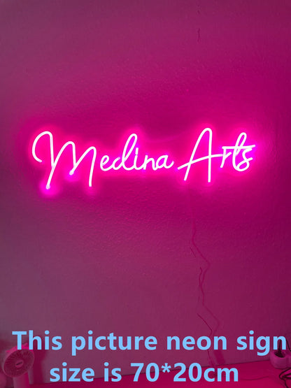 Custom Neon Sign for Wall Decor Led Name Signs Light for Room Wedding Decorations Lamp Business Logo Personalized Birthday Gift.