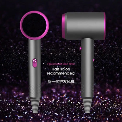 Home portable high power blue hair dryer 1200W professional hair dryer Strong wind salon negative ion hair dryer.