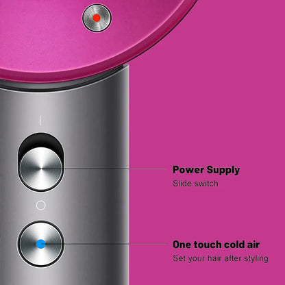 Diffuser Hairdryer Ionic Professional Electric Hair Dryer Heat Leaf Blow Drier With Diffuser Ion Leafless Air Blower 5in1 Woman.